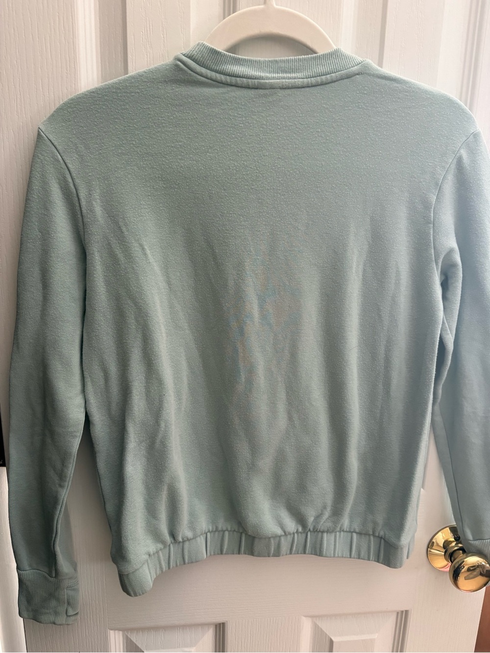 Athleta Girl Light Seafoam Green Crewneck Sweatshirt - Picture 3 of 5